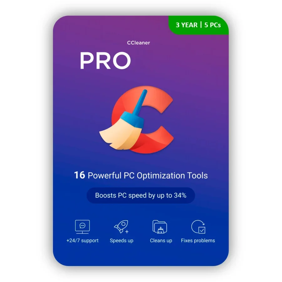 CCleaner Professional 2025 3 Years 5 Devices KEY GLOBAL