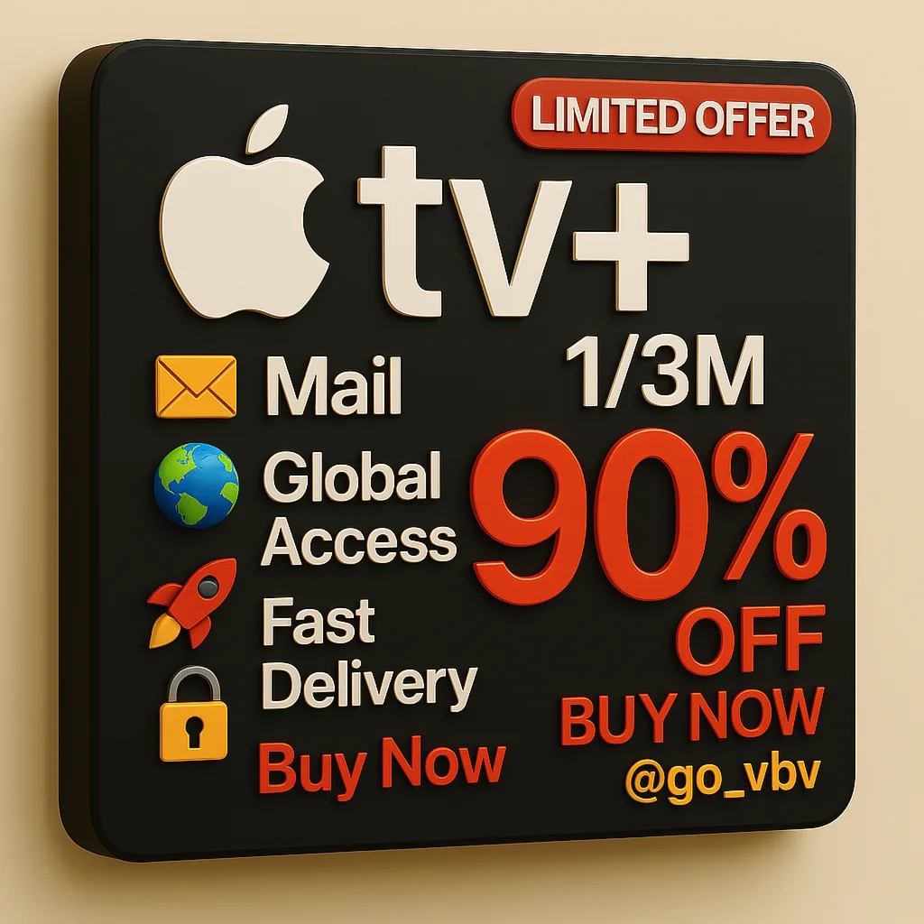 Apple TV+ Премиум Аккаунт 1/3 месДоступ к почте