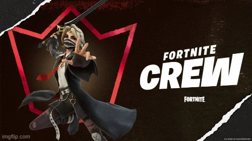 Fortnite CrewБоевой пропуск + 1000 В-баксов 1 месяц