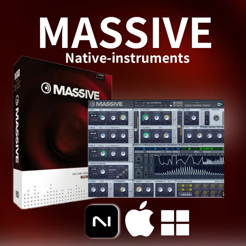 NATIVE INSTRUMENTS МАССИВНЫЕ ОФИЦИАЛЬНЫЙ ТОН