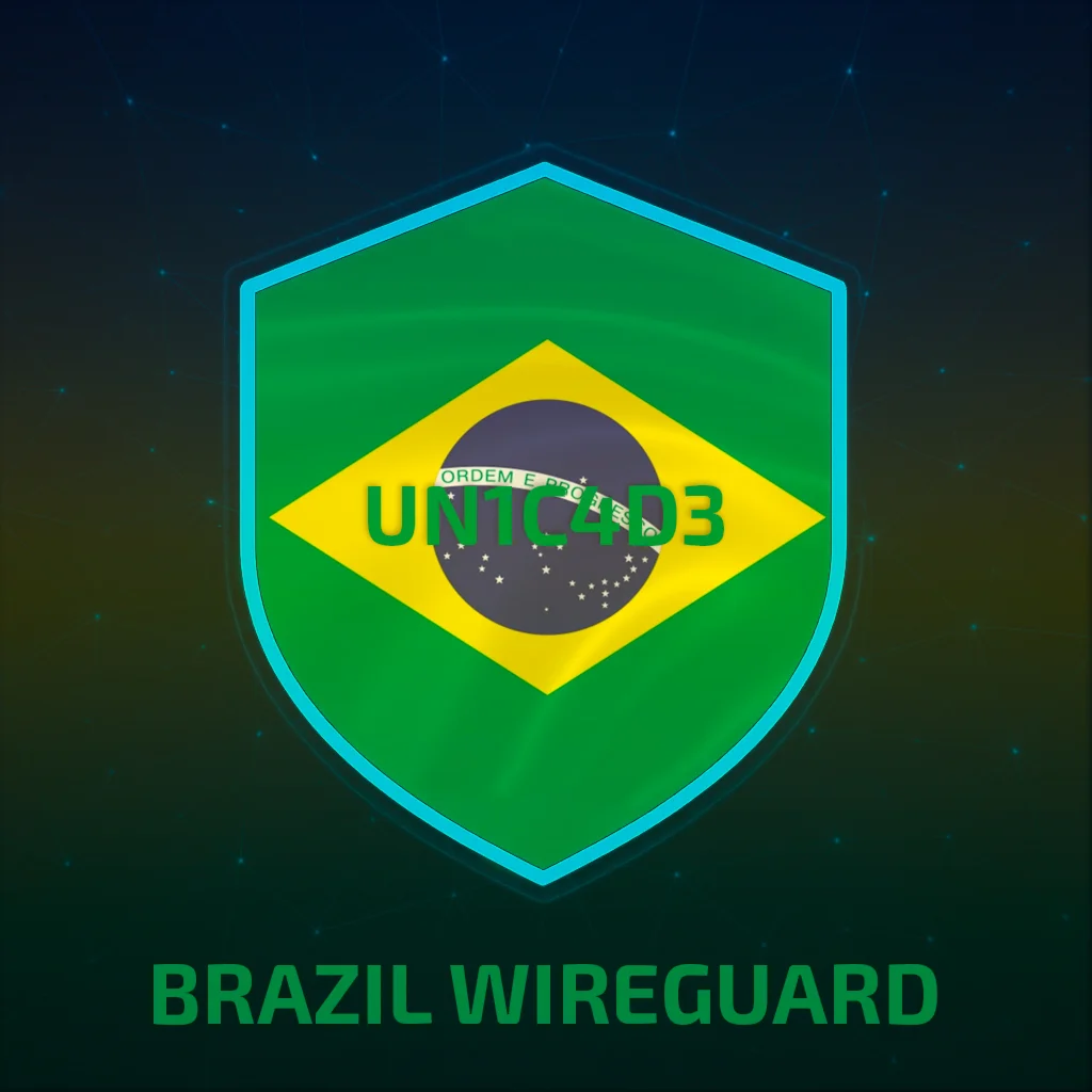 БРАЗИЛИЯ WIREGUARD VPN ОТ 1 МЕСЯЦА