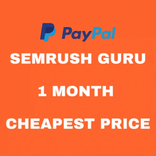 Semrush Guru 1-2-3 месяца Автодоставка PayPal
