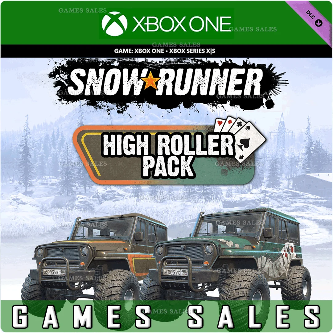 SNOWRUNNER - HIGH ROLLER PACK DLCXBOX ONEXSКЛЮЧ