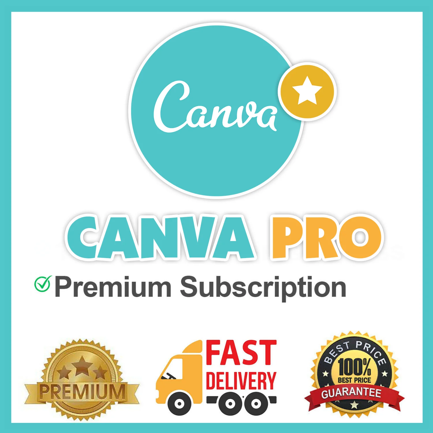 Canva Pro Personal Account for 1 Month