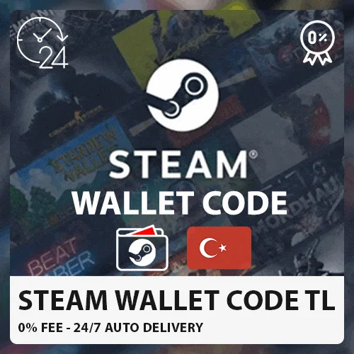 STEAM ВАЛЛЕТ USD Турция %0 Сборы 5-100 USD