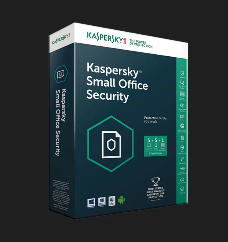 Kaspersky Small Office Security 1 YEAR 5 DEVICES