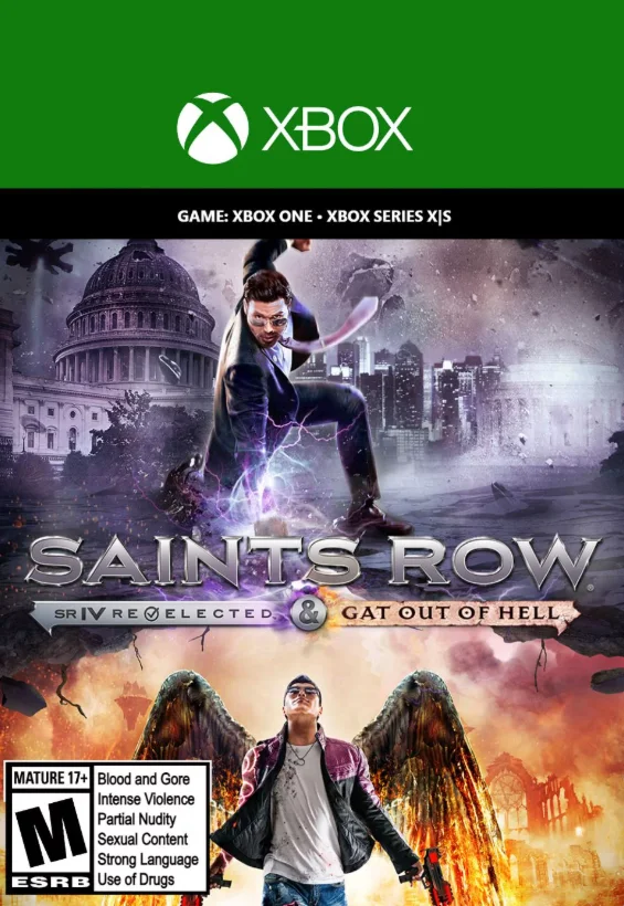 SAINTS ROW IV: RE-ELECTED GAT OUT OF HELL XBOX КЛЮЧ