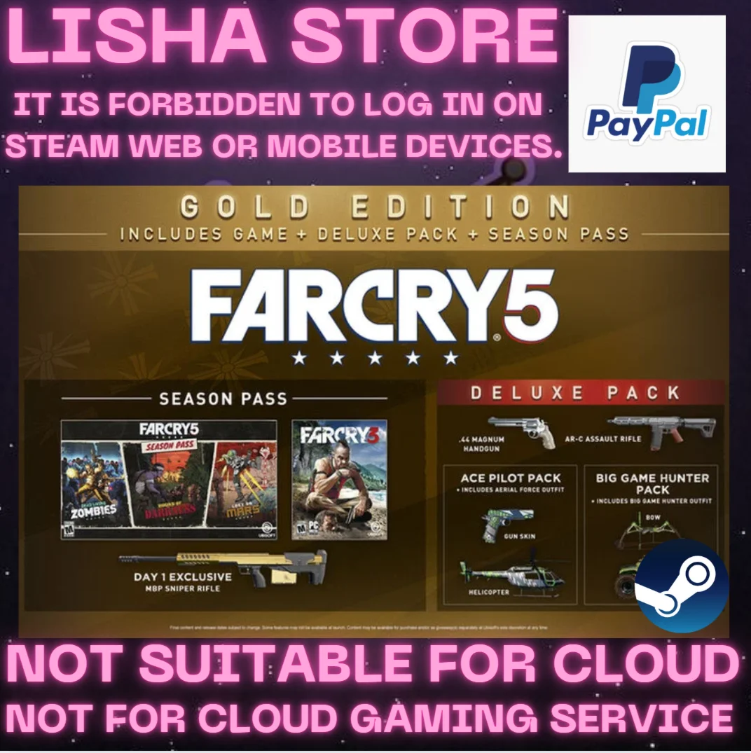 Far Cry 5 Gold Ed Стим Оффлайн на 90 дней