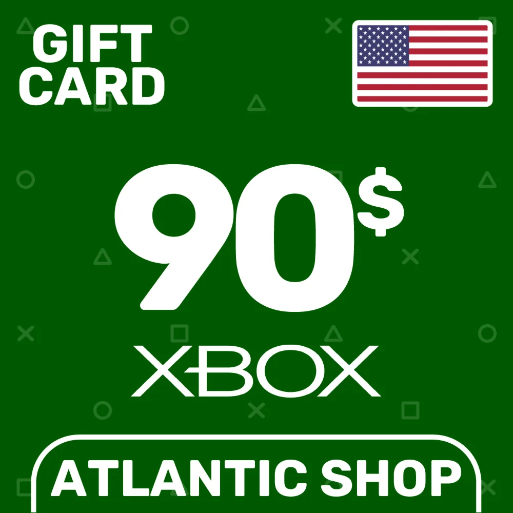 Карта Пополнения Xbox 90 USD США