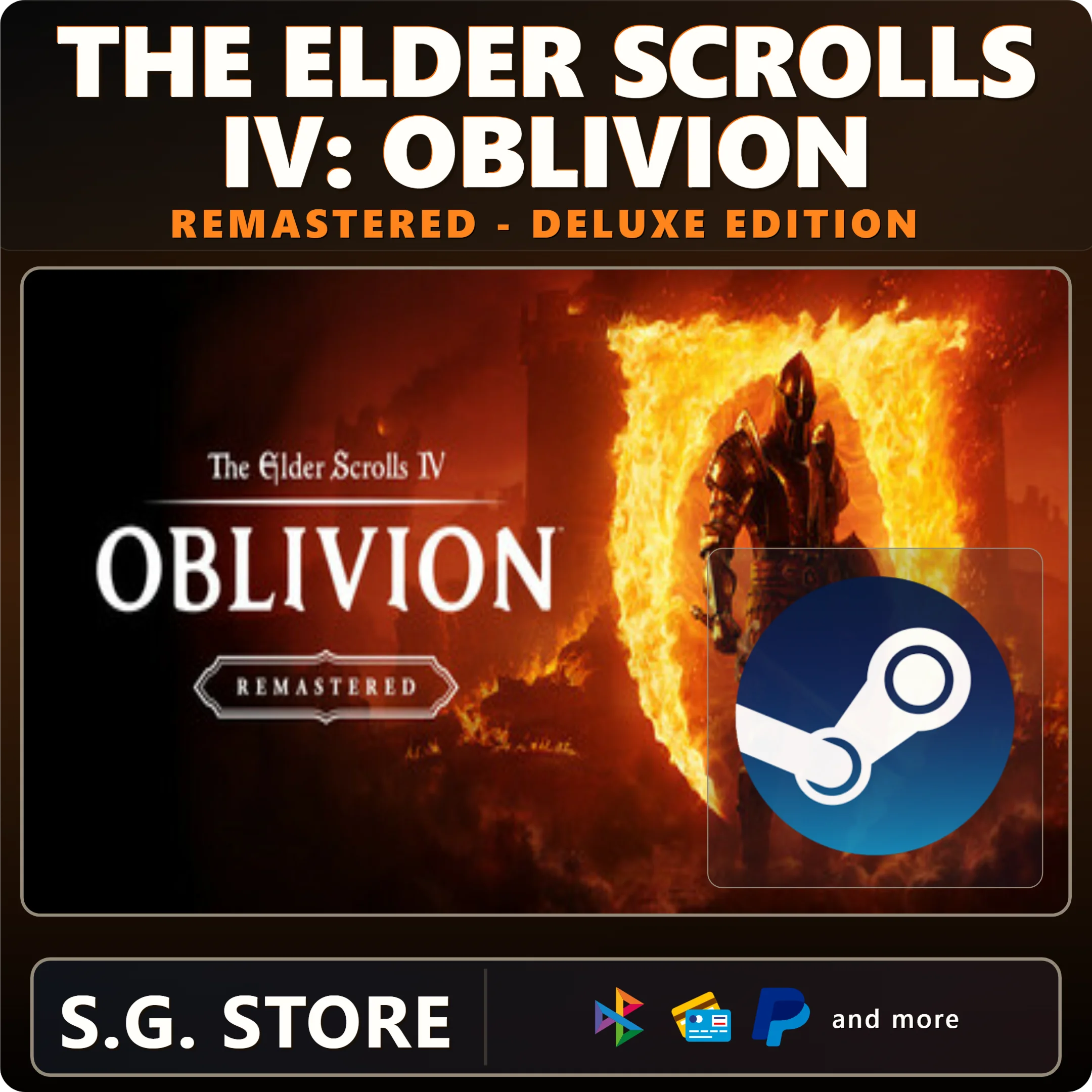 The Elder Scrolls 4 IV Oblivion Remastered Deluxe E