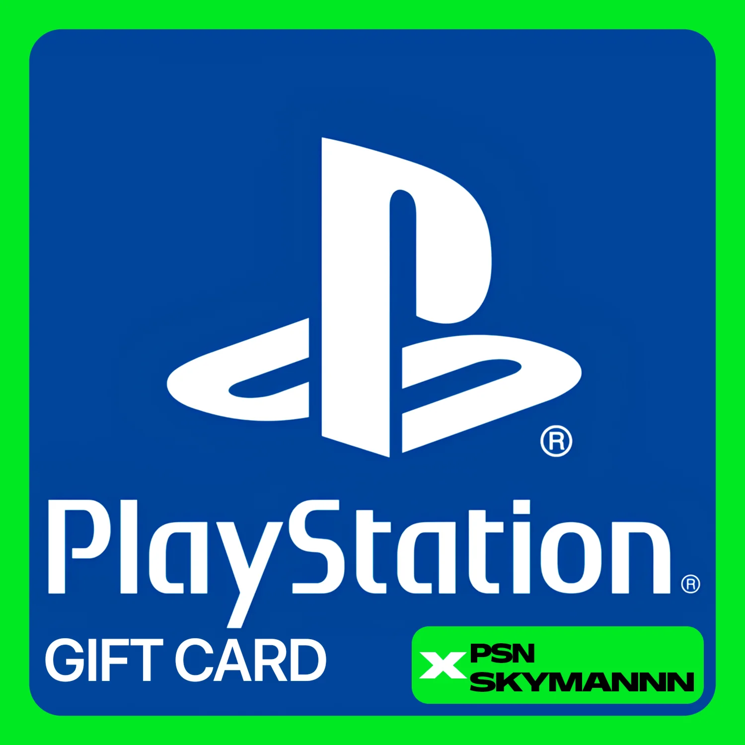 Playstation Network PSNGIFT CARD 1 - 300 США