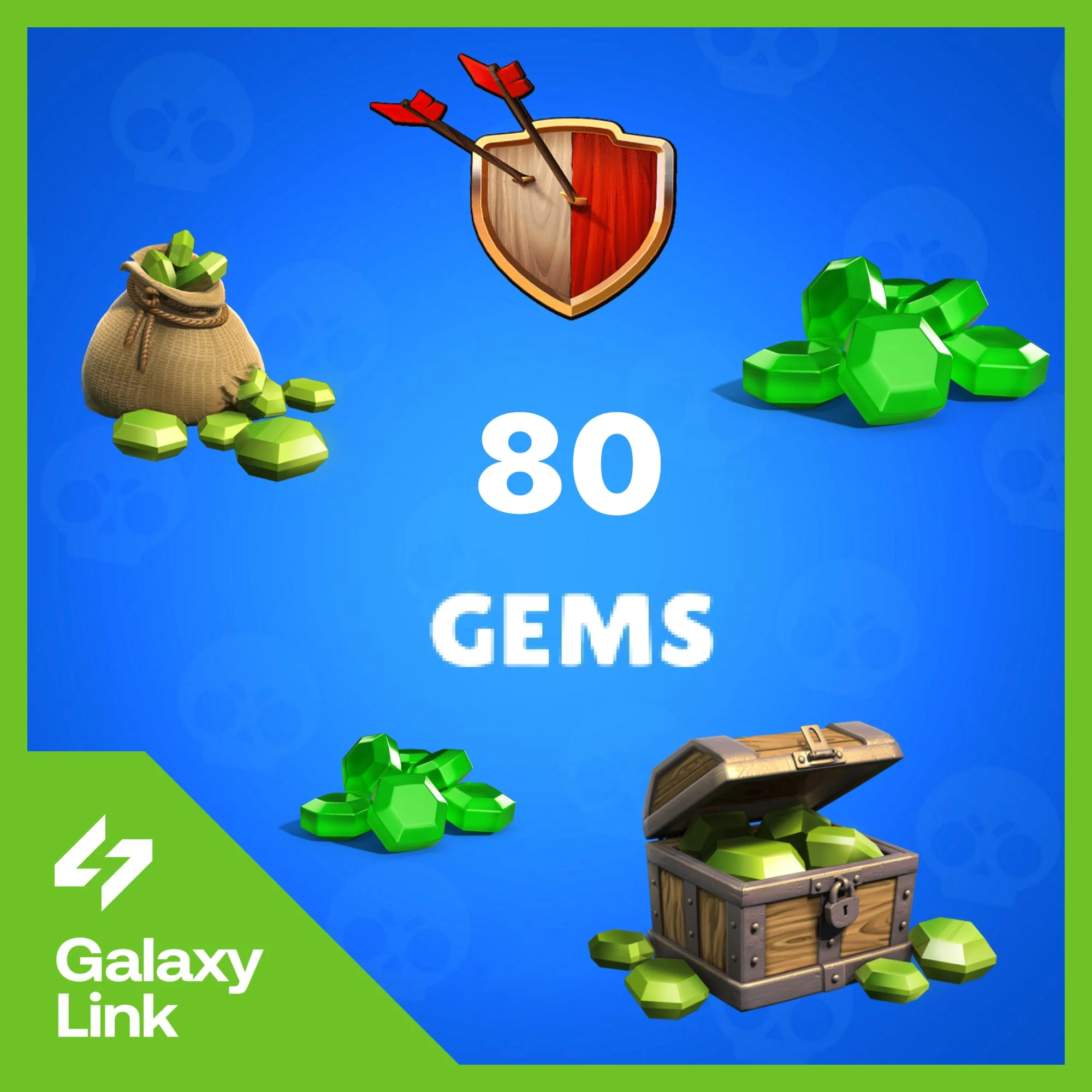 80 ГЕМОВ Clash of Clans - ВСЕ РЕГИОНЫ
