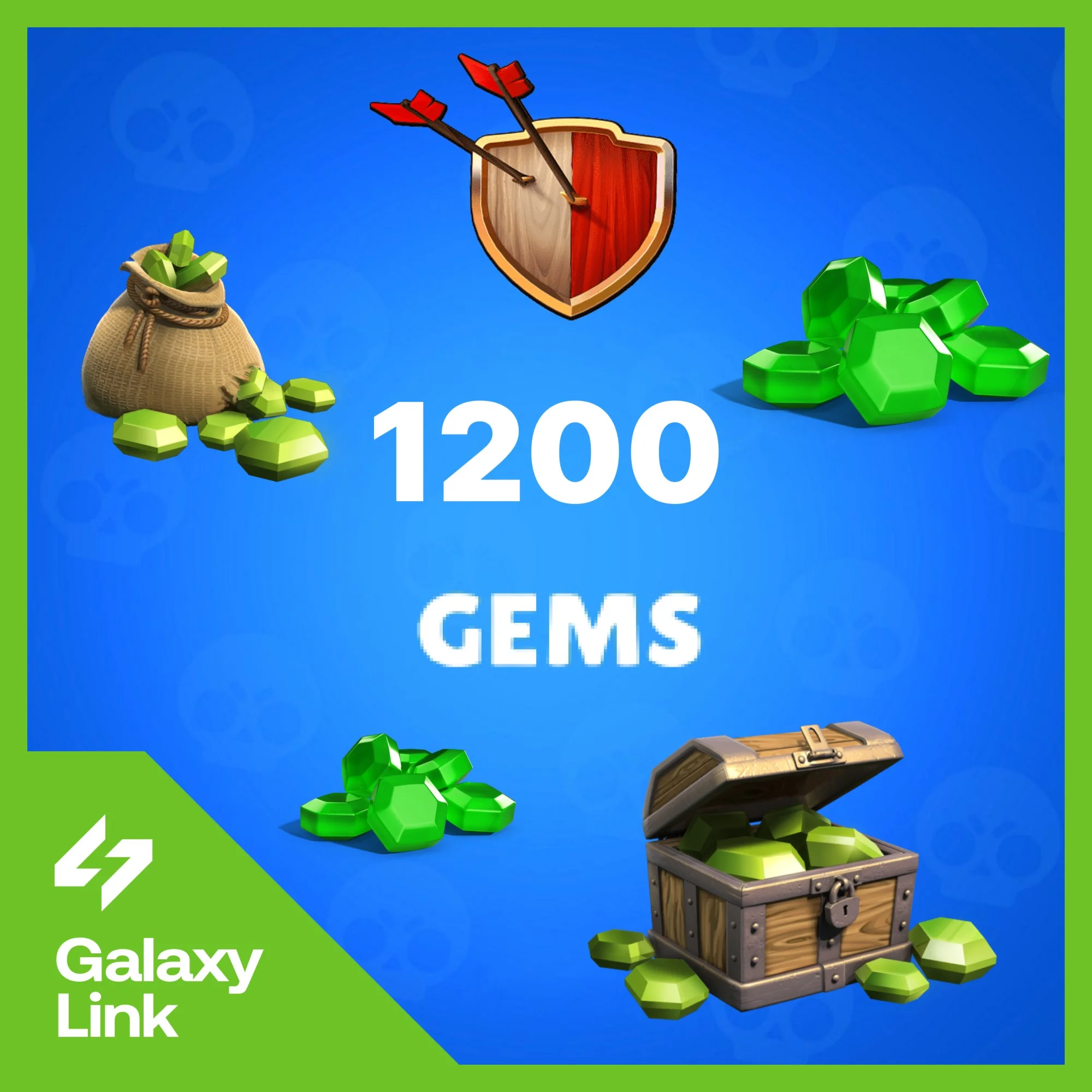 1200 ГЕМОВ Clash of Clans - ВСЕ РЕГИОНЫ