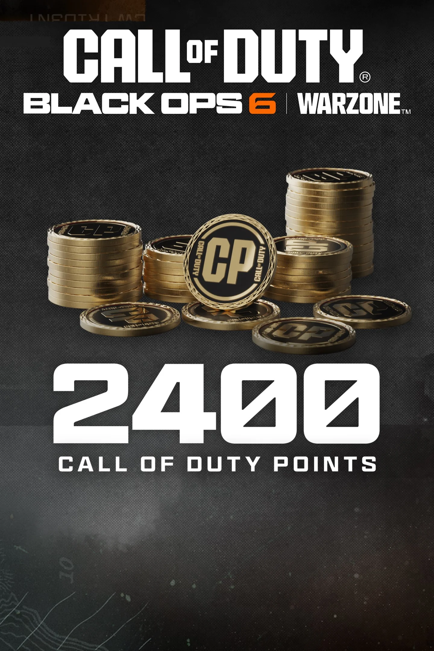 2400 Black Ops 6 or Call of Duty Warzone Points XBOX