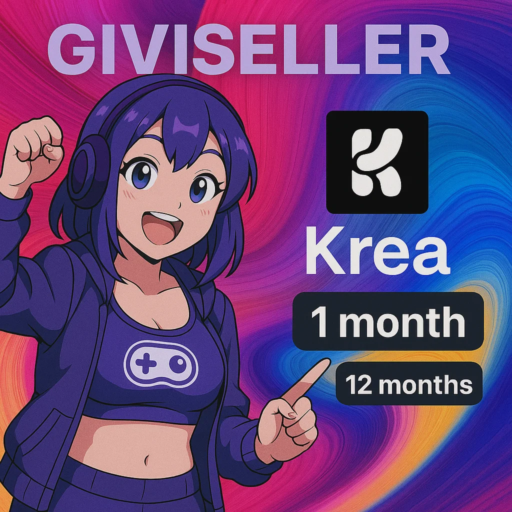 Krea AI Basic/Pro/Max ПРОДЛЕНИЕ 1 МЕСЯЦ