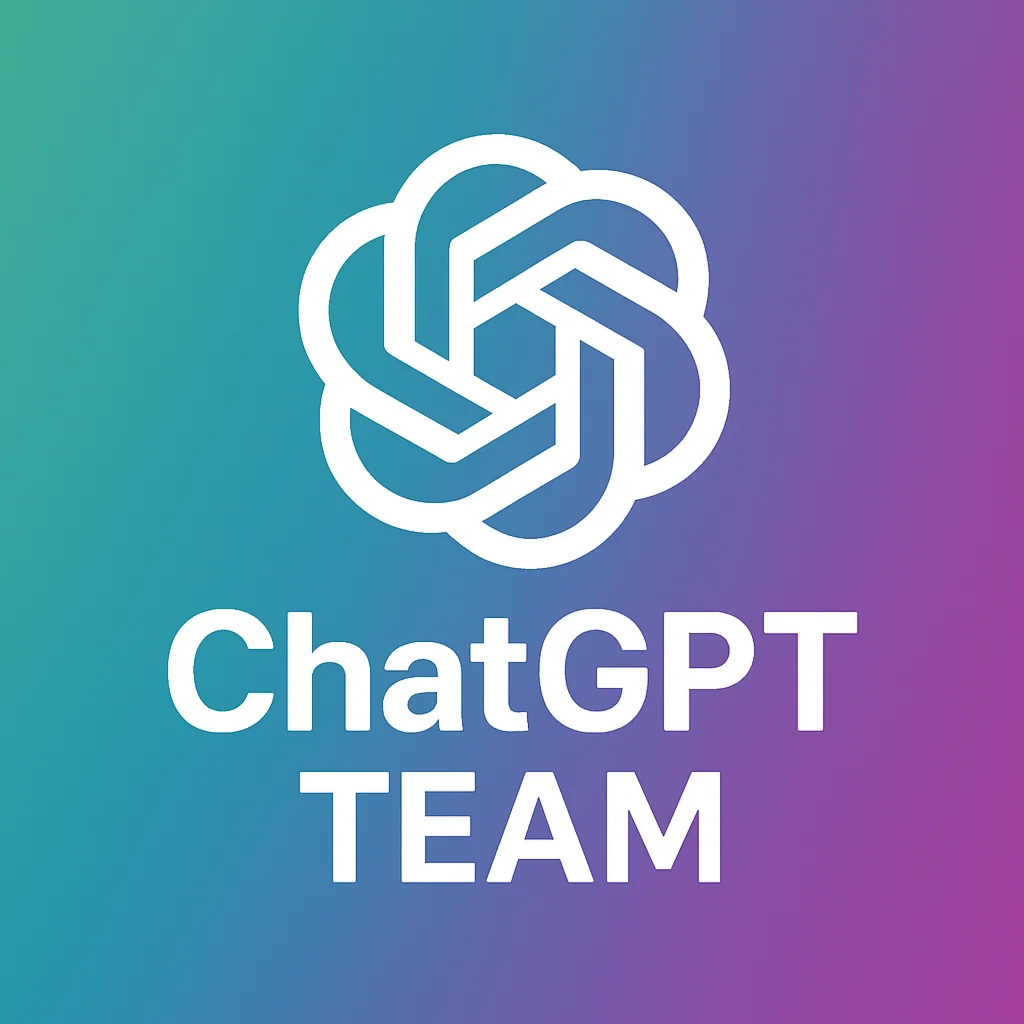 ChatGPT PLUS TEAM до 5 человек НА ВАШ АККАУНТ 1 м