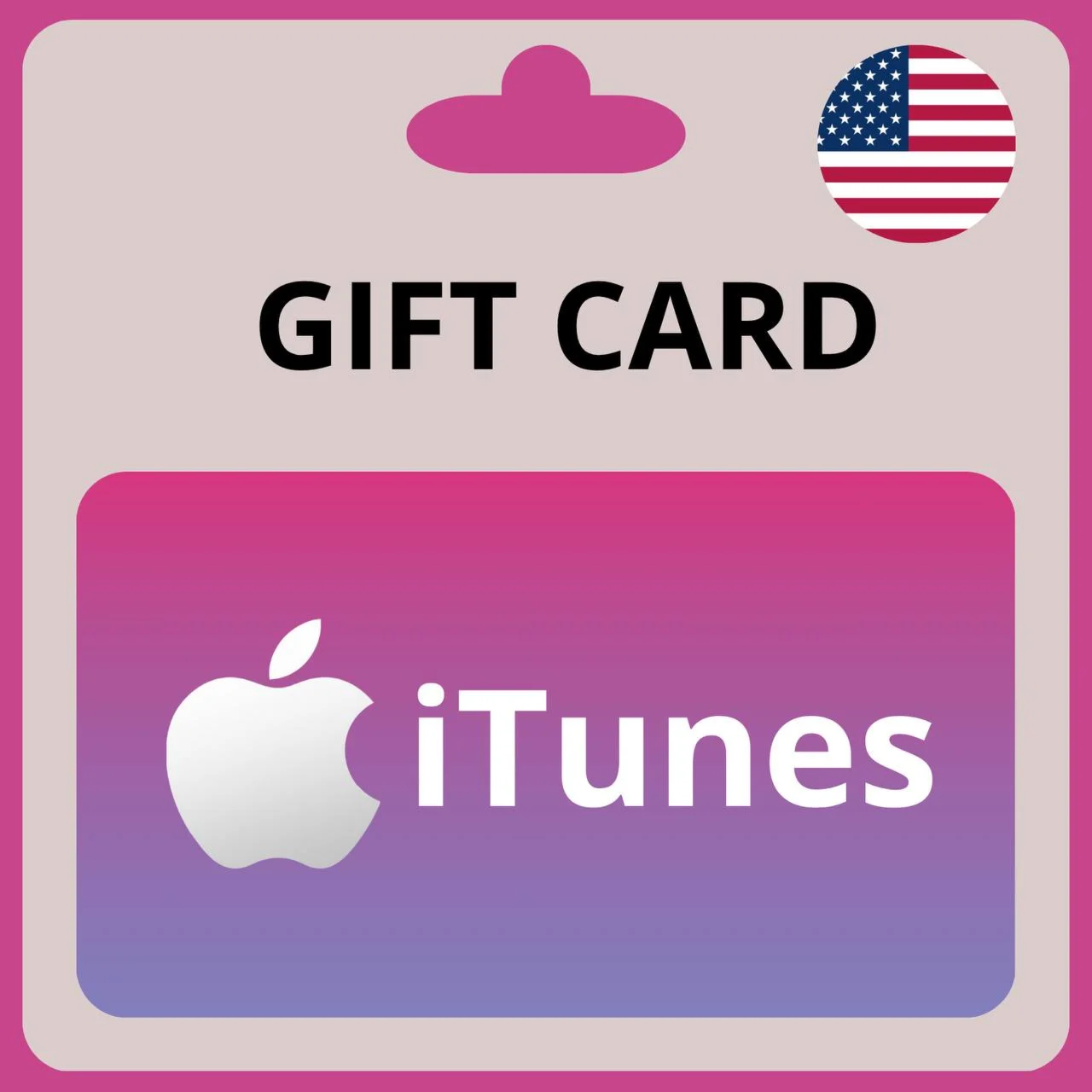 Подарочная карта Apple iTunes US 2-500