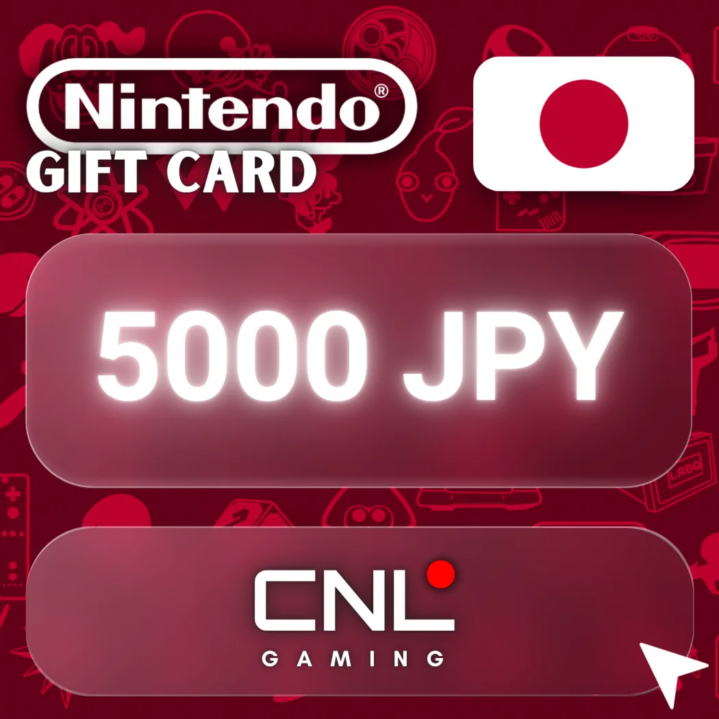 24/7 АВТО Nintendo eShop 5000 иен подарочная карта