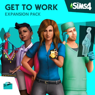THE SIMS 4: GET TO WORK DLC EA APP КЛЮЧ