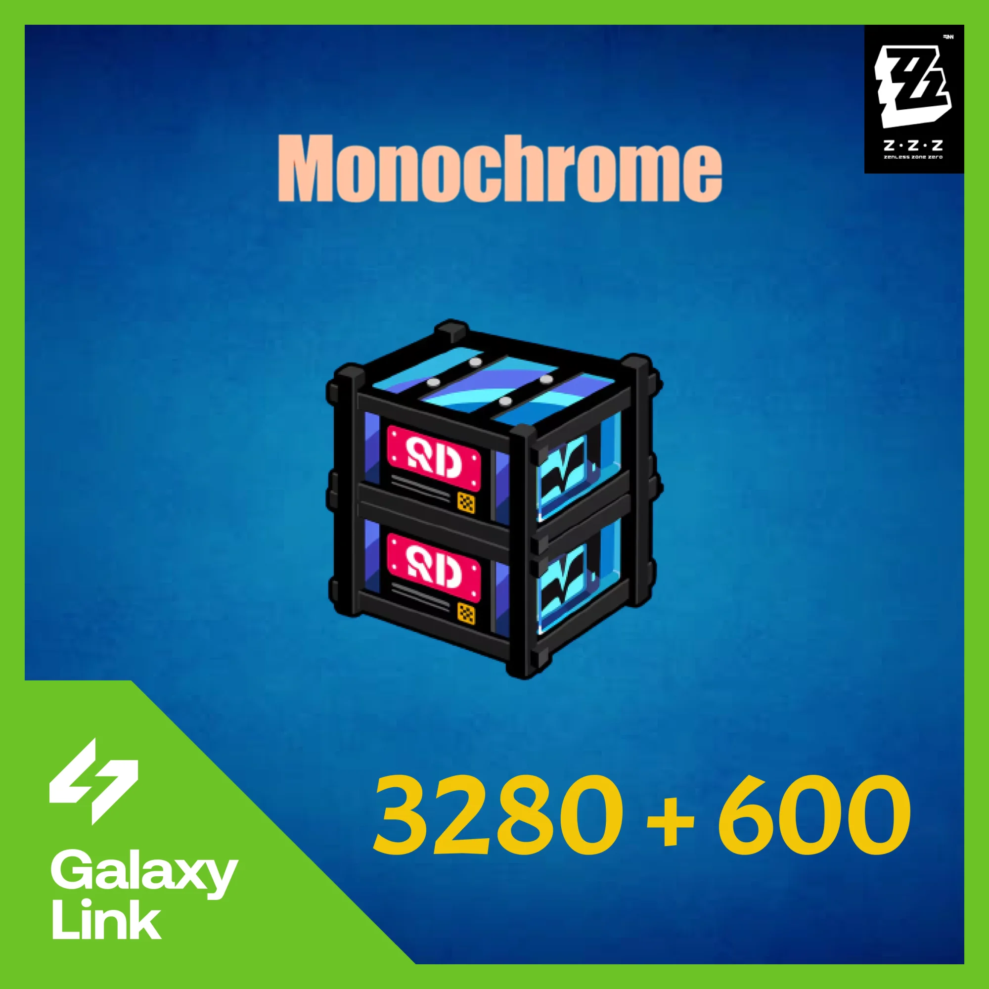 24/7 АВТО Zenless Zone Zero - 3280 + 600 Монохромов