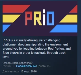PRiO STEAM KEY REGION FREE GLOBAL