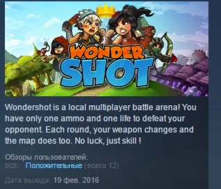 Wondershot STEAM KEY REGION FREE GLOBAL