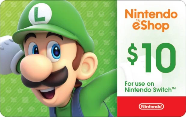Карта пополнения Nintendo eShop 10 USA США