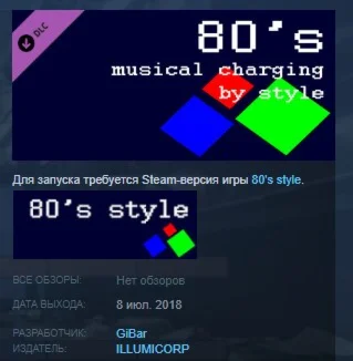 80s musical charging by style STEAM KEY REGION FREE