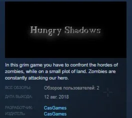 Hungry Shadows STEAM KEY REGION FREE GLOBAL