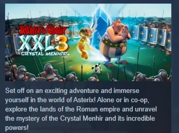 Asterix &amp Obelix XXL 3 - The Crystal Menhir STEAM KEY