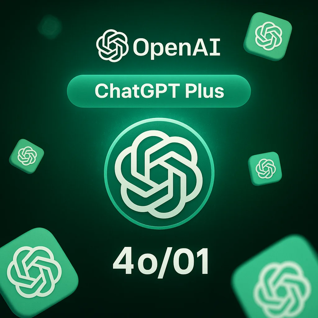 ChatGPT PLUS 40o1 1 мес Ваш или новый аккаунт