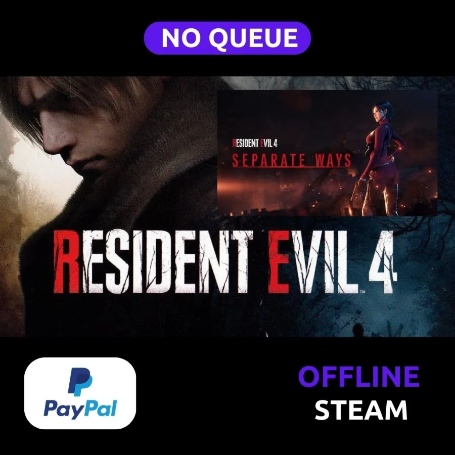 Resident Evil 4 + Last DLC Steam Offline PAYPAL