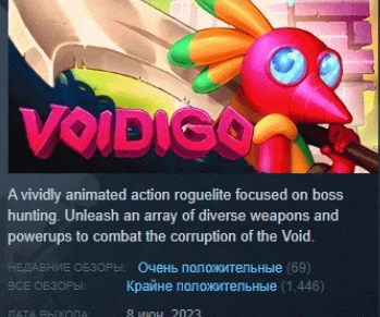 Voidigo АВТОДОСТАВКА STEAM РОССИЯ