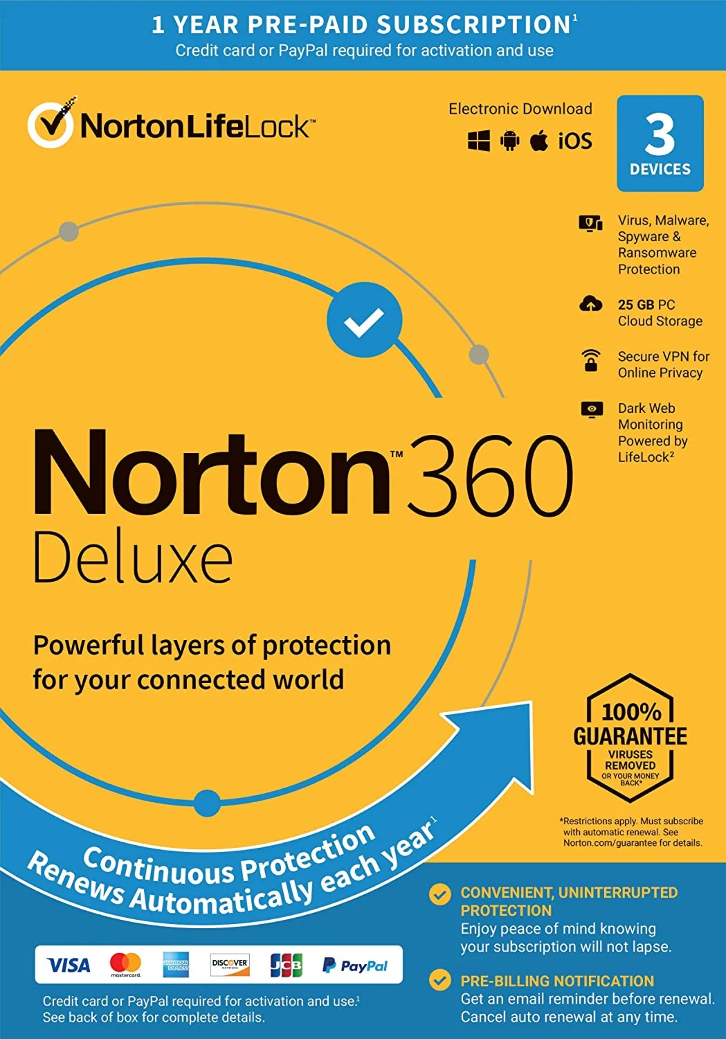 Norton 360 Deluxe 3 devices / 90 дней Global