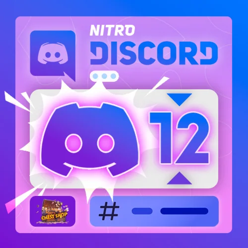 DISCORD NITRO CLASSIC/FULL 1-12 МЕСЯЦQR-КОД + ГИФТЫ