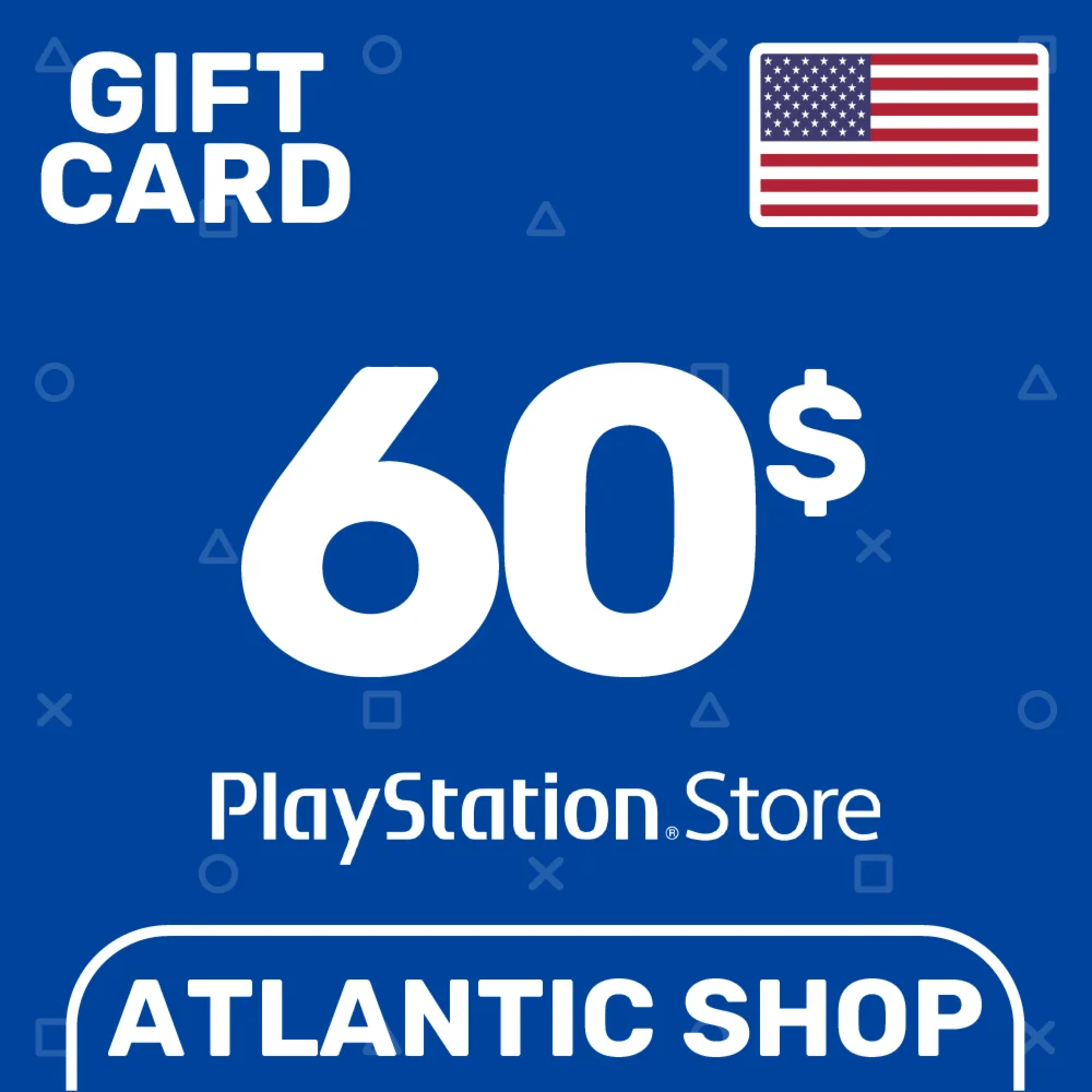 Карта Пополнения PSN 60 USD США