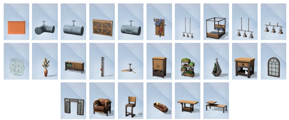 The Sims 4 - Industrial Loft Kit Origin Лофт Комплект