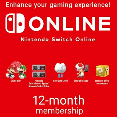 NINTENDO SWITCH ONLINE MEMBERSHIP 12 МЕСЯЦЕВ EU КЛЮЧ