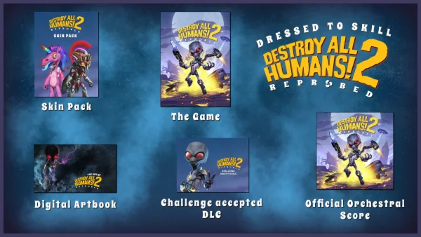 Destroy All Humans 2 - Dressed to Skill Edition КЛЮЧ