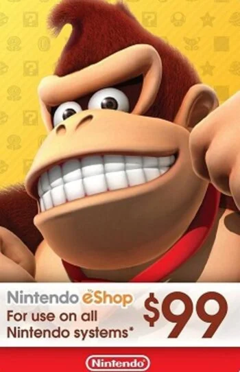 КАРТА ОПЛАТЫ NINTENDO ESHOP 99 USD USA