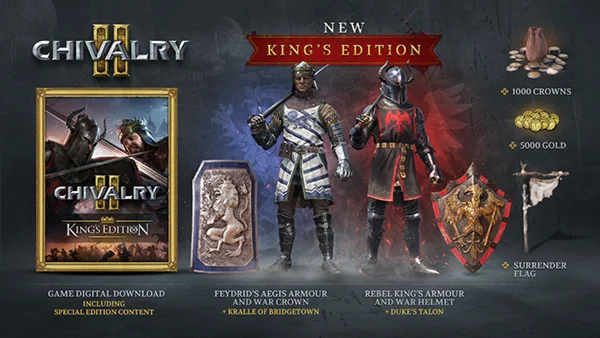 Chivalry 2-Kings Edition Content DLC Steam CD Key ROW