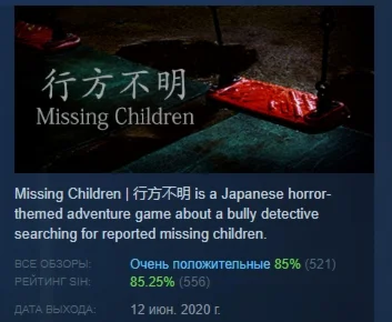 Chillas Art Missing Children STEAM GIFT РОССИЯ