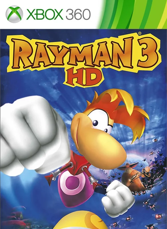 XBOX 360 Rayman Origins + Rayman 3 + Rayman Legends
