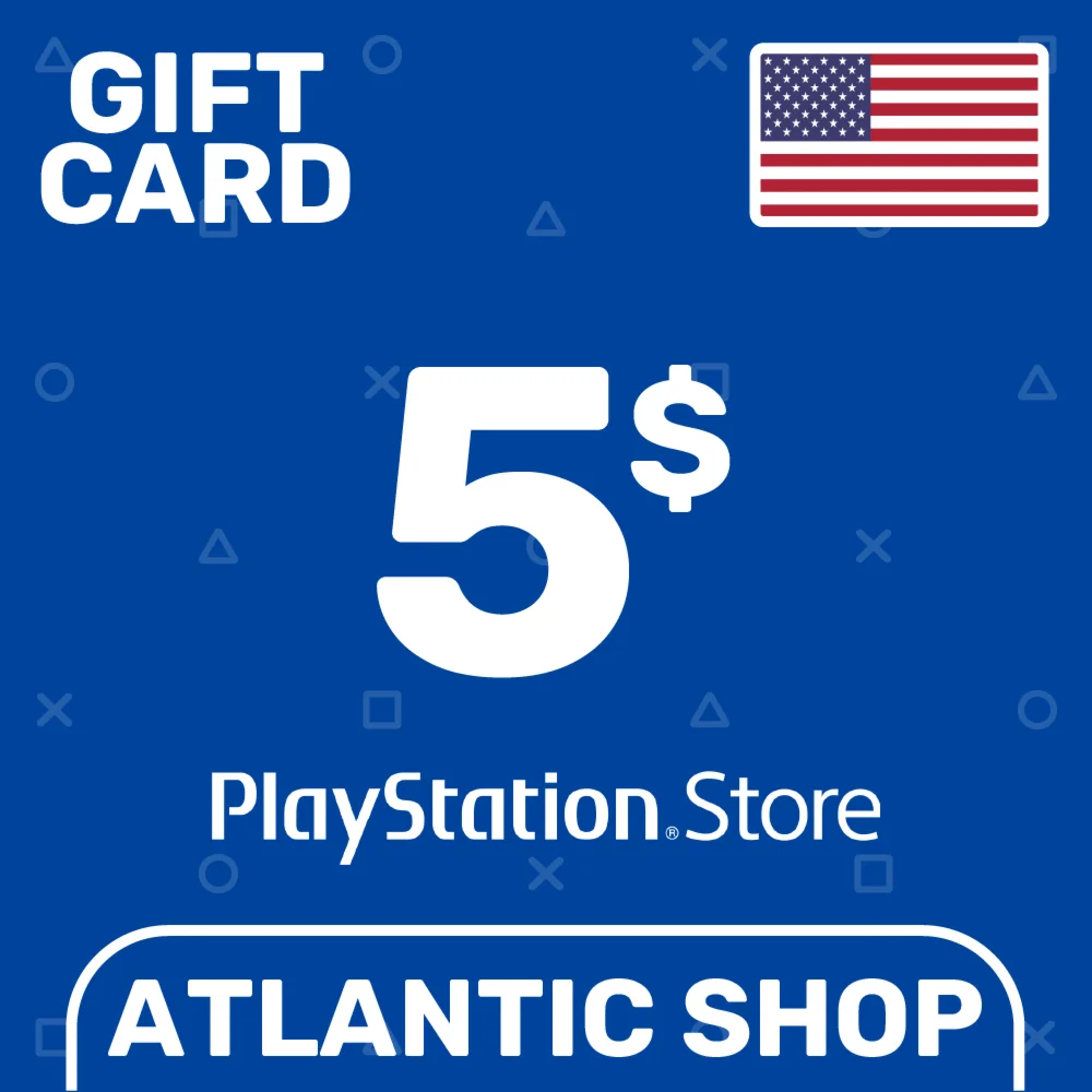 Карта Пополнения PSN 5 USD США