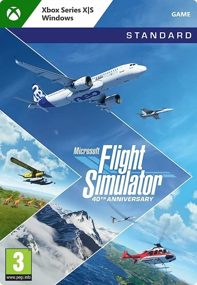 MICROSOFT FLIGHT SIMULATOR STANDARD 40th XBOXКЛЮЧ