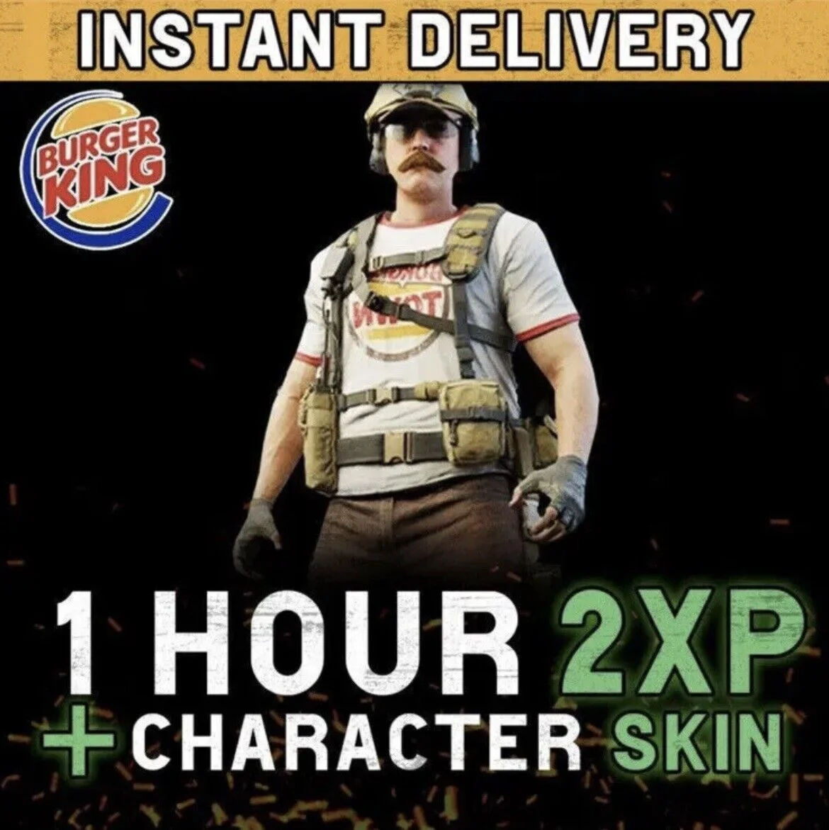 BURGER TOWN Оператор Скин1H 2XP BOOSTCOD MW II