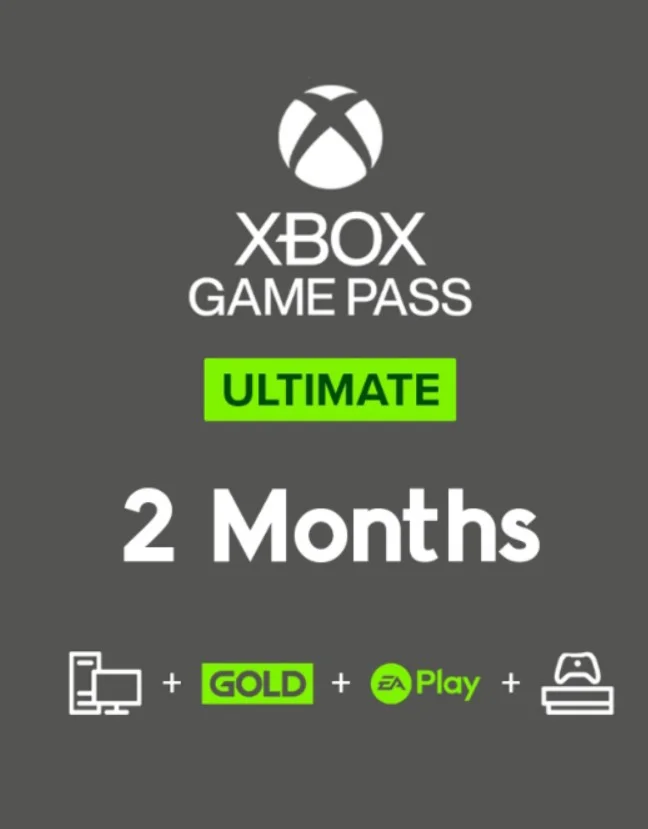 Xbox Game Pass Ultimate+EA Play 2 месяца Ключ
