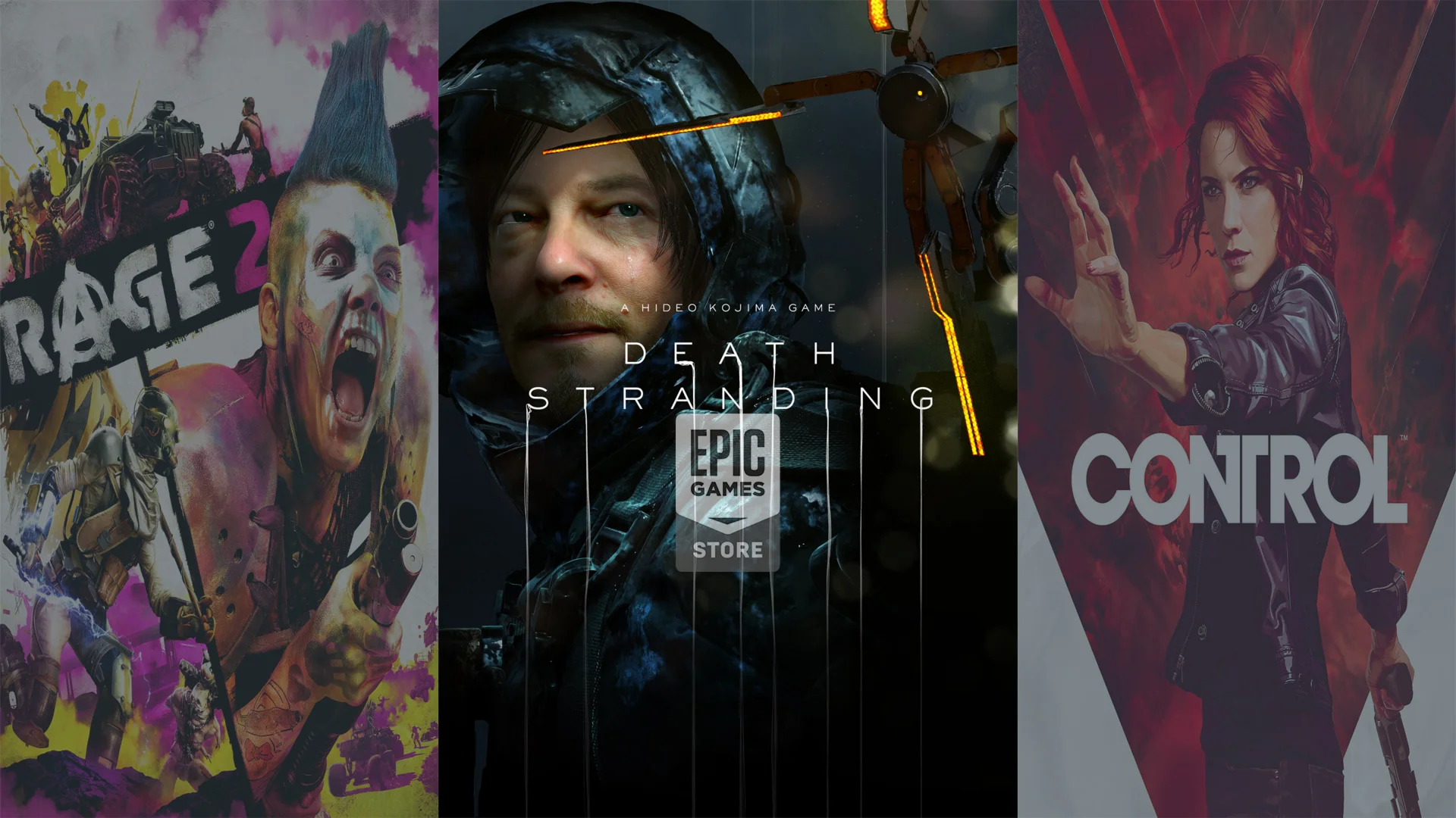 Death Stranding + Rage 2 + Control Epic Games + Почта