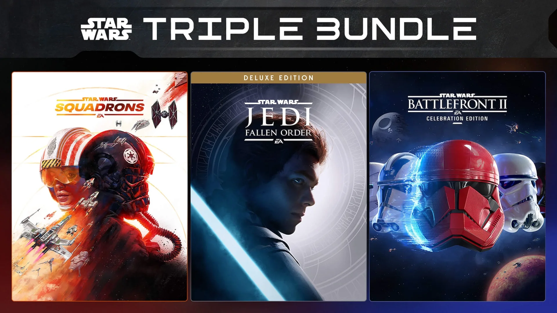 STAR WARS Battlefront 1 + 2 + Squadrons + Jedi DLC