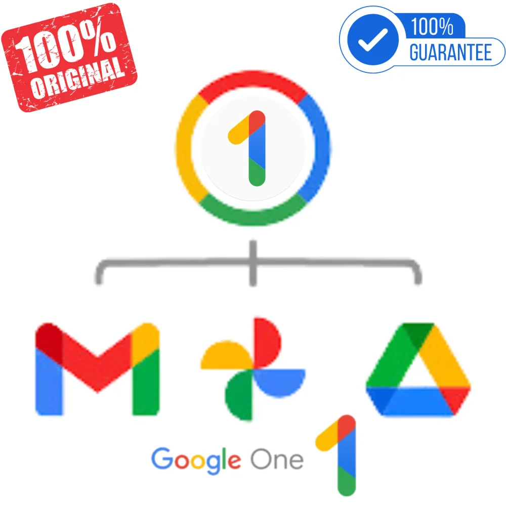 100GB - 2ТБ Google One Google Диск- Фото 1-12 месяцев